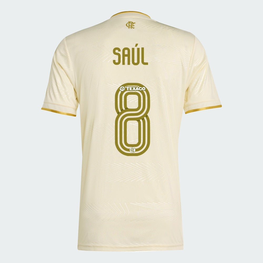 Camisa Adidas Flamengo 2025/26 III SAÚL N° 8 na TSN Sports