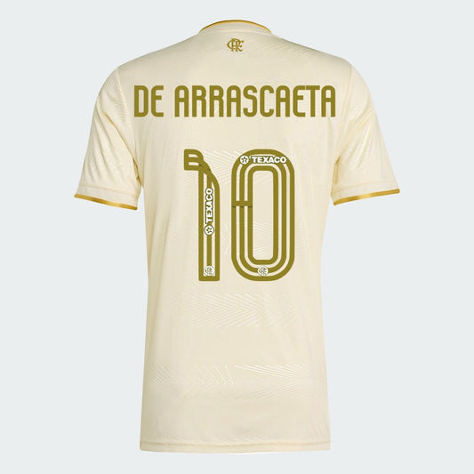 Camisa Adidas Flamengo 2025/26 III DE ARRASCAETA N° 10 na TSN Sports