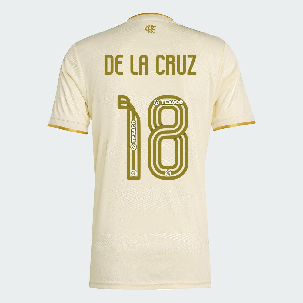 Camisa Adidas Flamengo 2025/26 III DE LA CRUZ N° 18 na TSN Sports