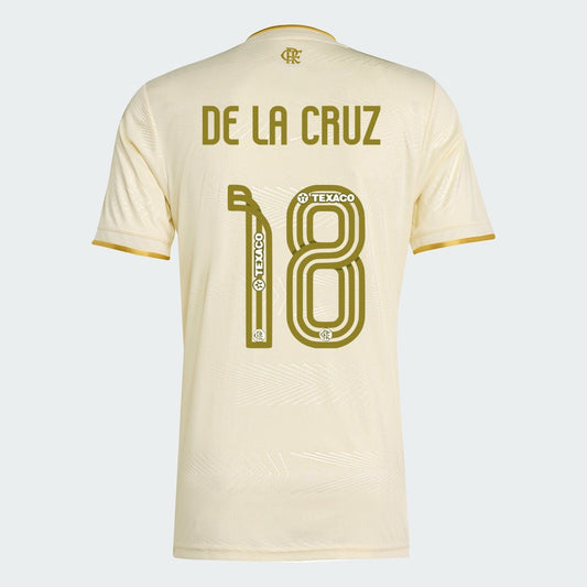 Camisa Adidas Flamengo 2025/26 III DE LA CRUZ N° 18 na TSN Sports