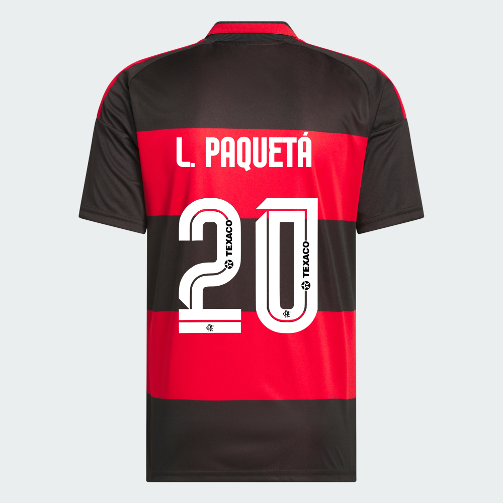 Camisa Adidas Flamengo 2026/27 I L. PAQUETÁ N° 20 na TSN Sports