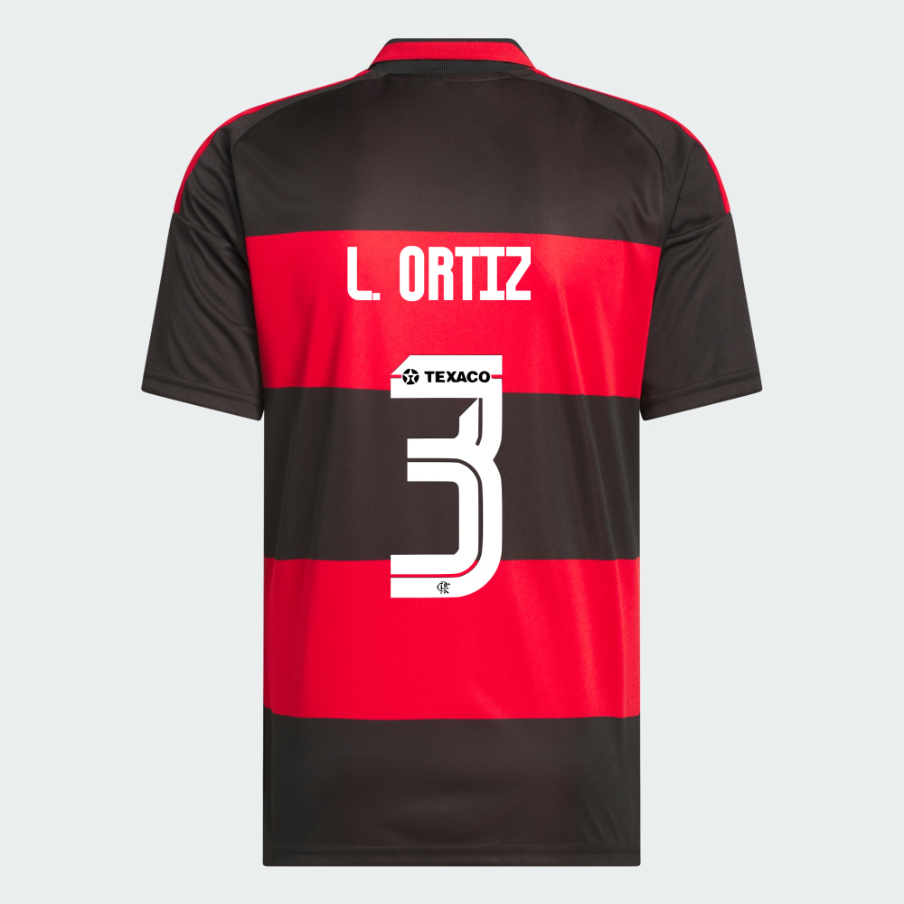 Camisa Adidas Flamengo 2026/27 I LÉO ORTIZ N° 3 na TSN Sports