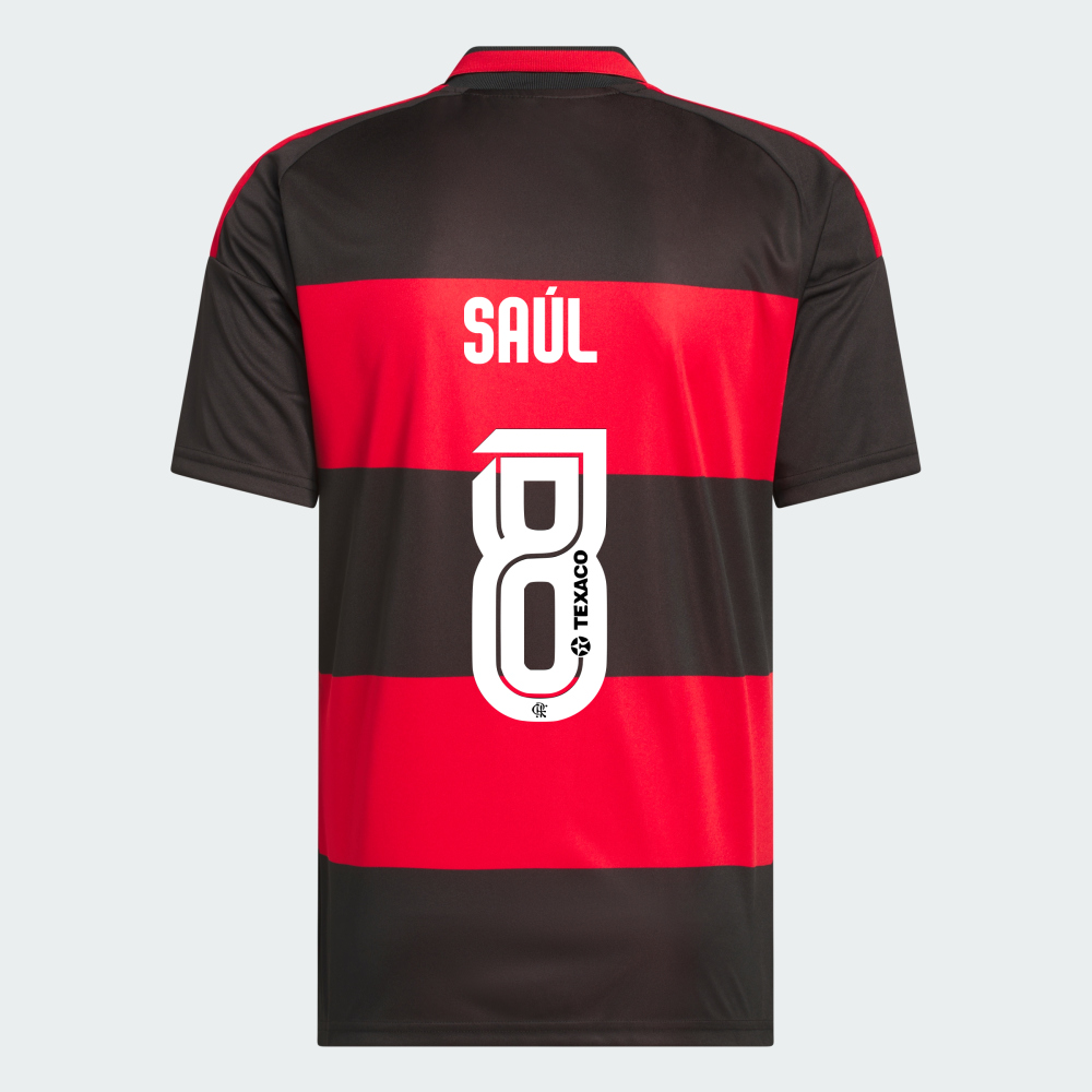 Camisa Adidas Flamengo 2026/27 I SAÚL N° 8 na TSN Sports