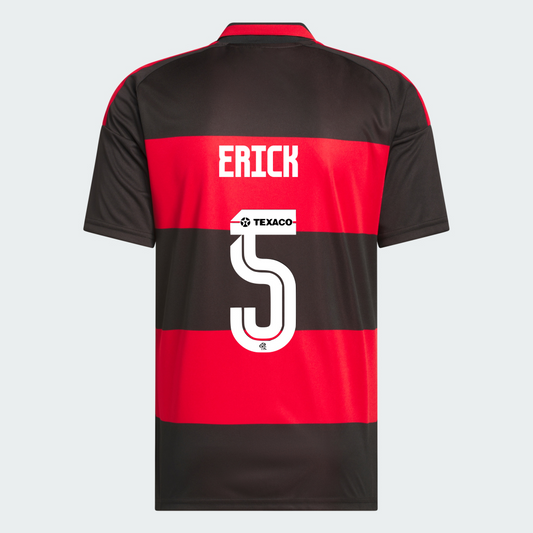 Camisa Adidas Flamengo 2026/27 I ERICK N° 5 na TSN Sports