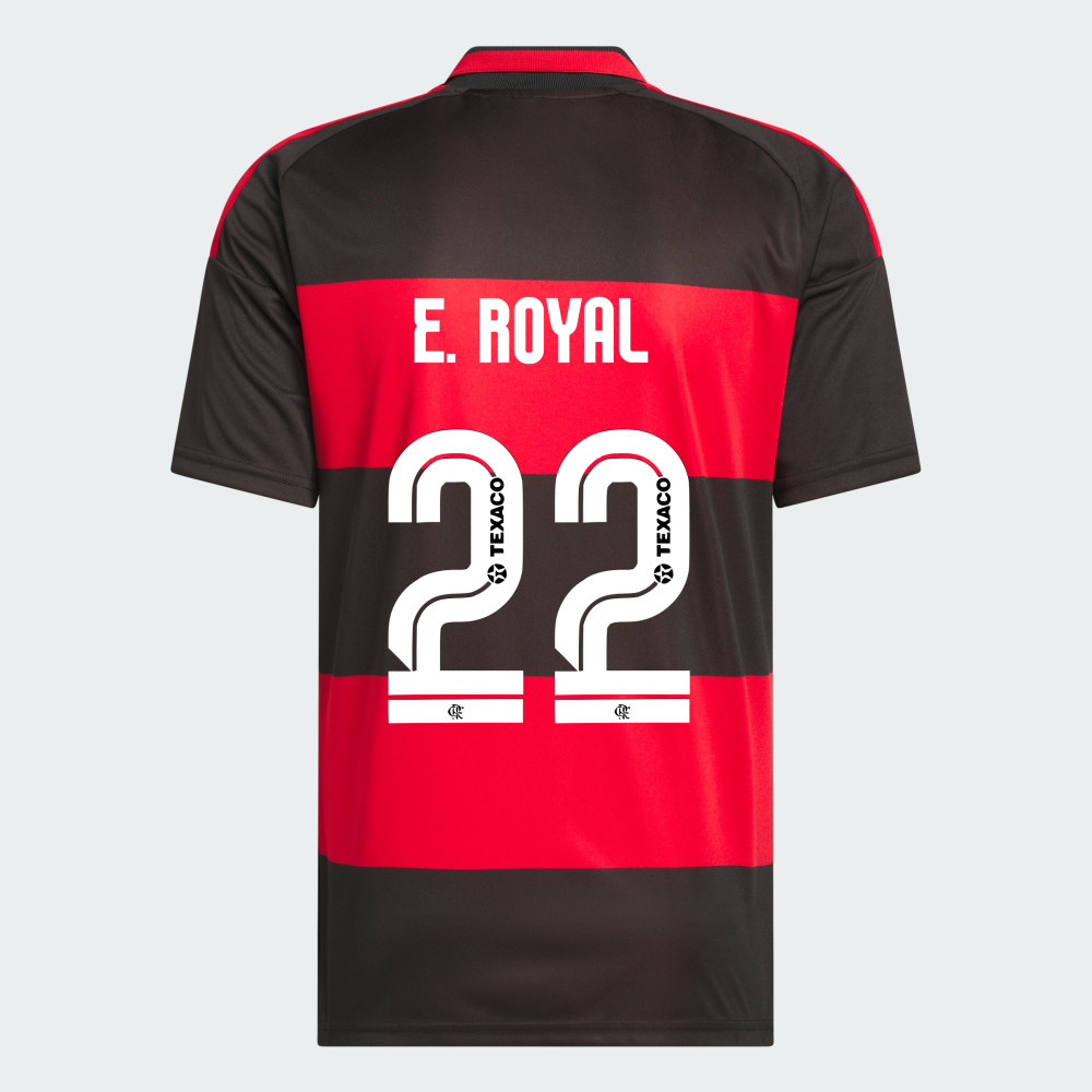 Camisa Adidas Flamengo 206/27 I E. ROYAL N° 22 na TSN Sports