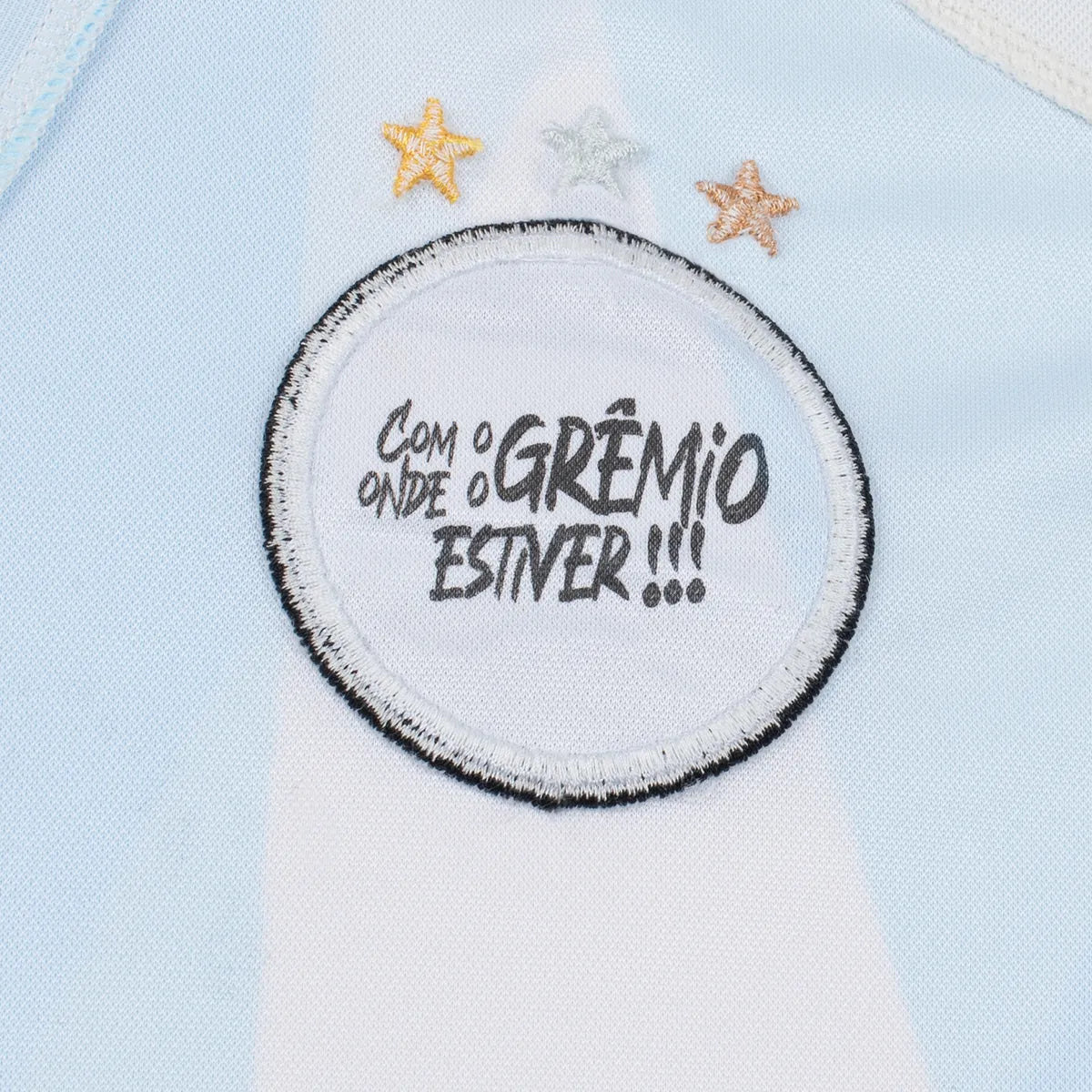 Conjunto Infantil Grêmio 2026/27 I, detalhe da gola
