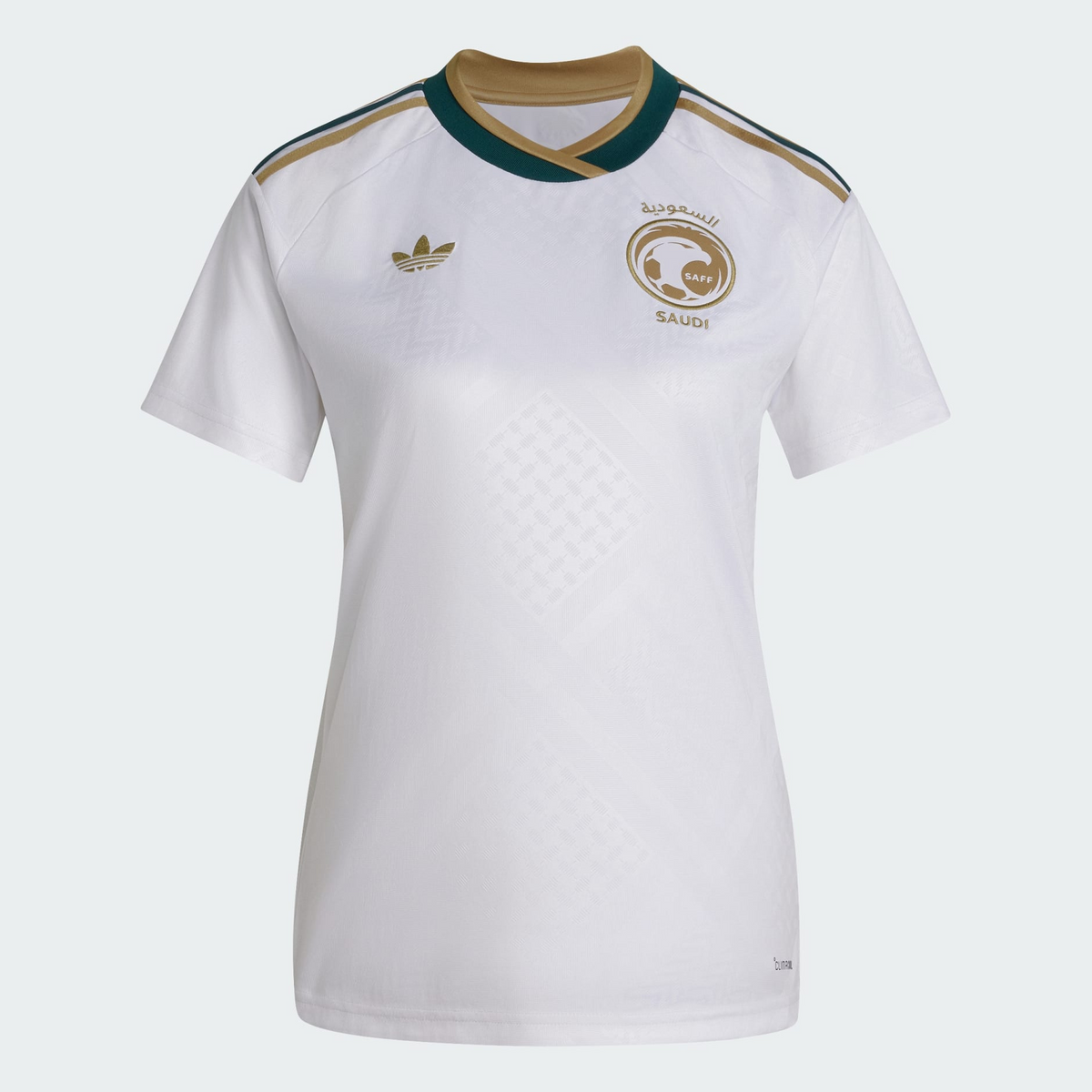 Camisa Feminina Arábia Saudita 2026/27 II, detalhe do escudo