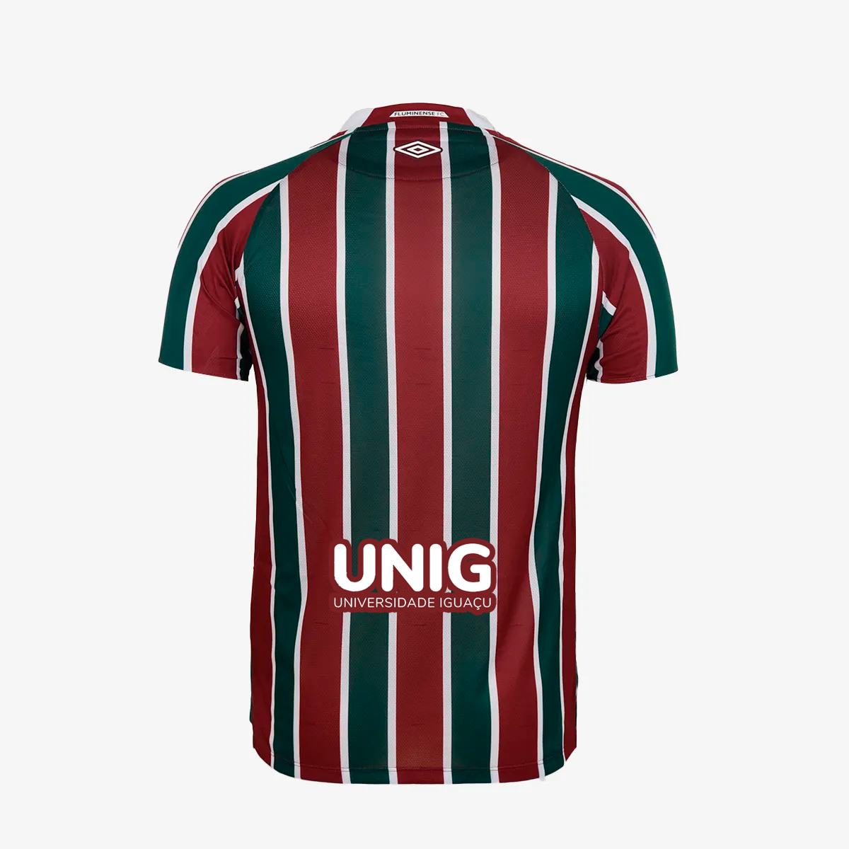 Camisa Umbro Fluminense 2025/26 I Com Patrocinios, vista de frente