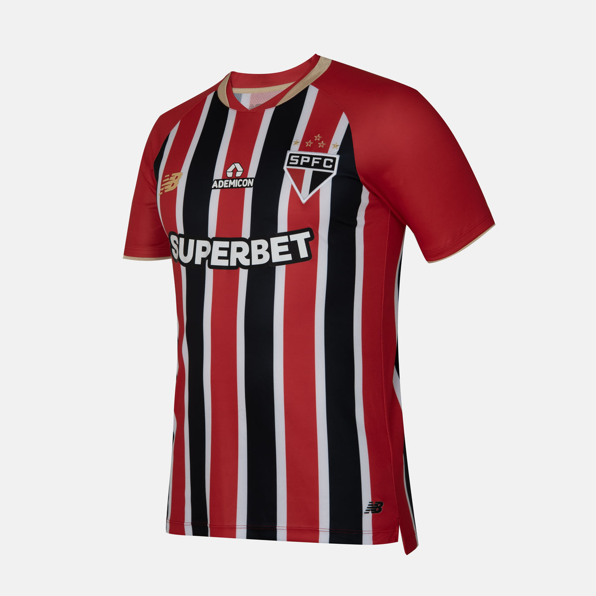 Camisa New Balance São Paulo 2025/26 II, vista de frente