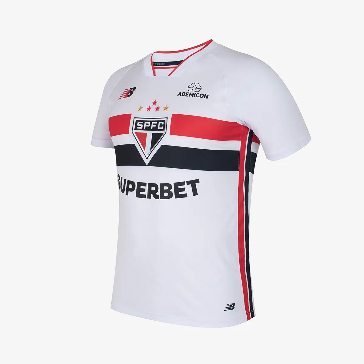 Camisa São Paulo I 2026/27 Jogador, detalhe da gola