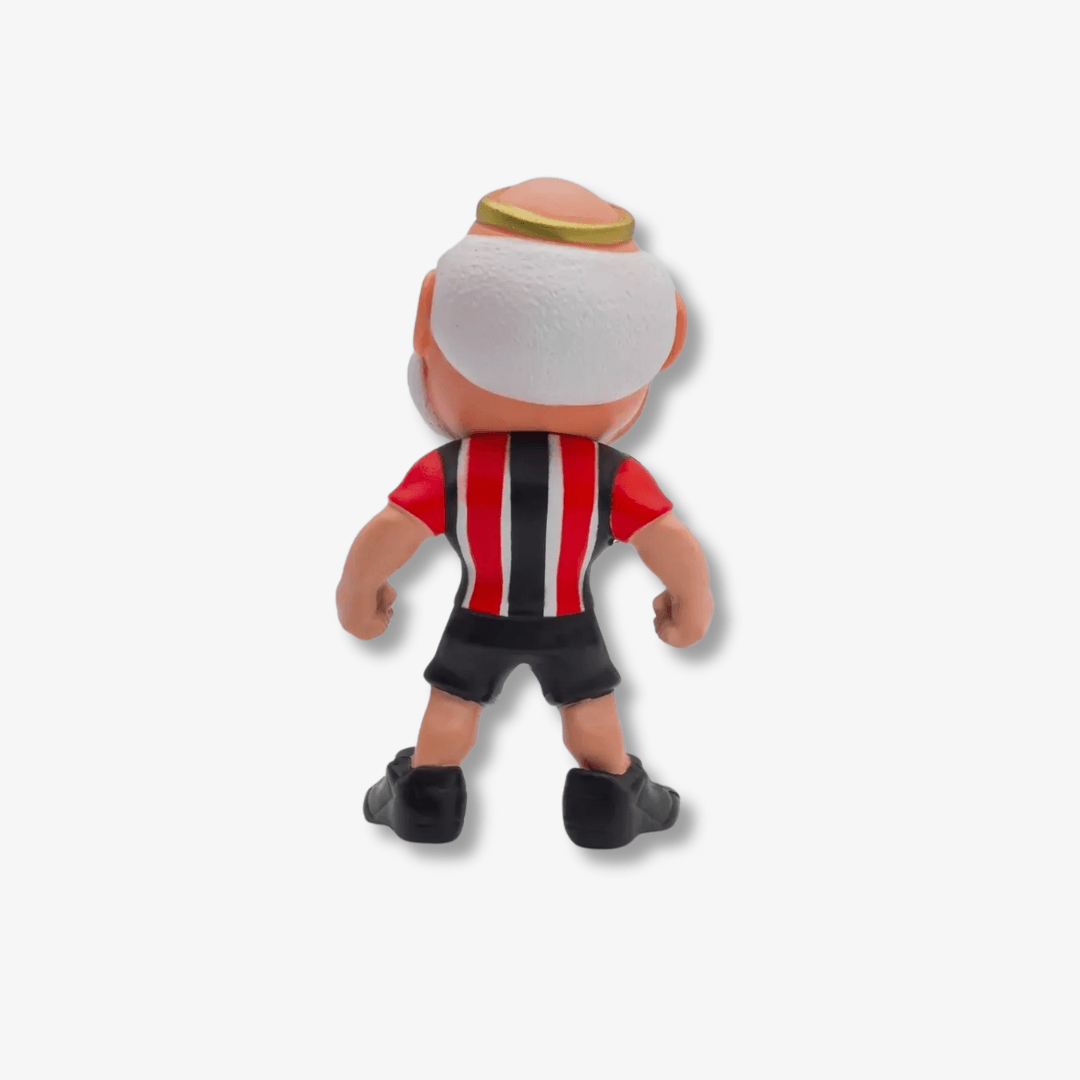 Mascote São Paulo O Santo Tricolor Camisa 2, vista de frente