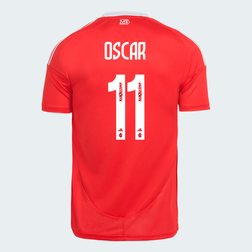 Camisa Adidas Internacional 2025/26 I - Oscar Romero N° 11 na TSN Sports