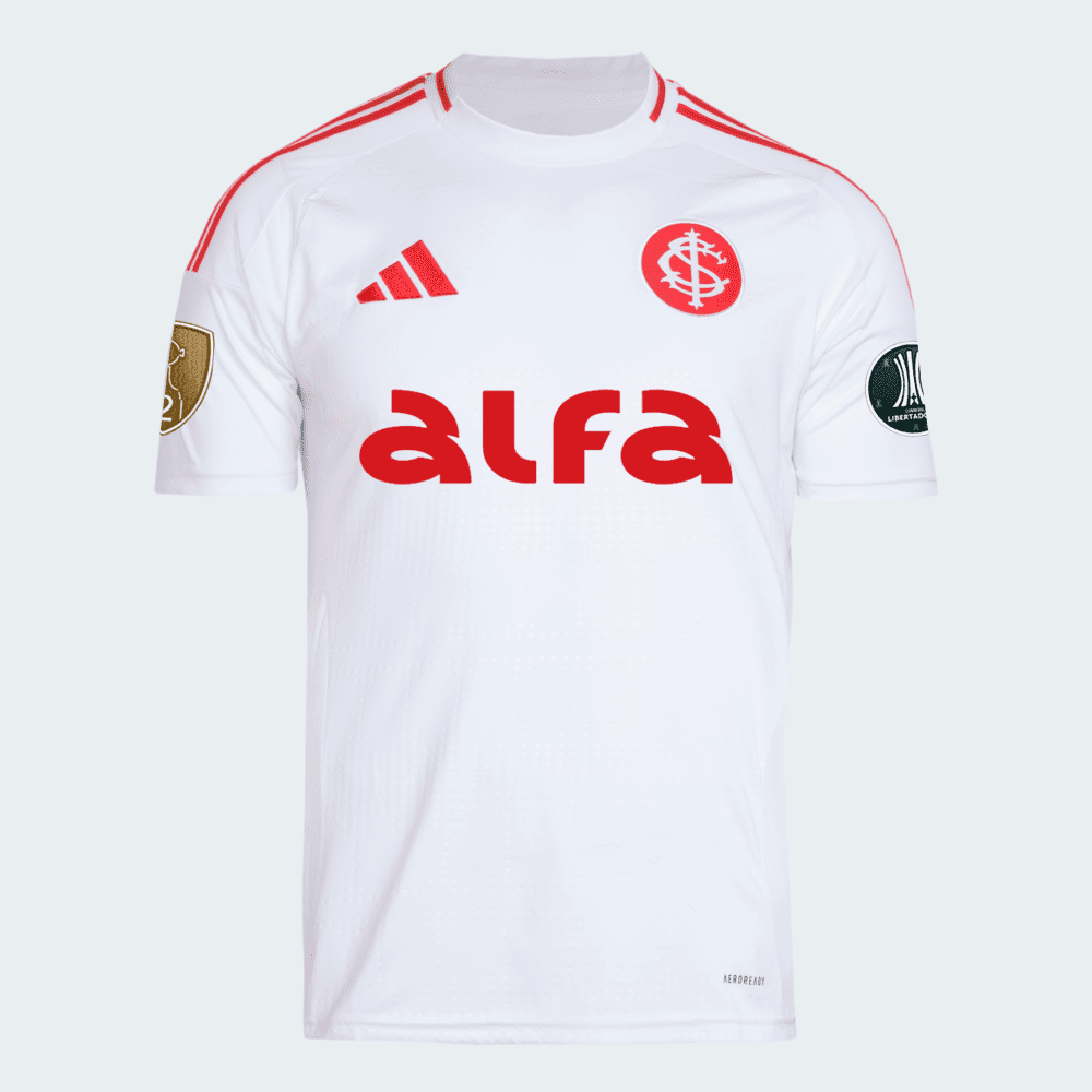 Camisa Adidas Internacional 2025/26 II Com Patrocínios, vista de costas