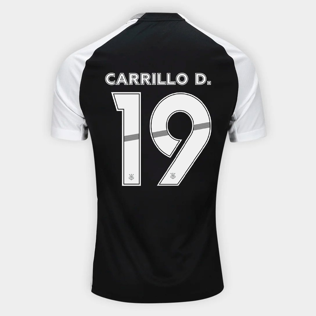 Camisa Corinthians 2025/26 II CARRILLO D. N° 19 na TSN Sports