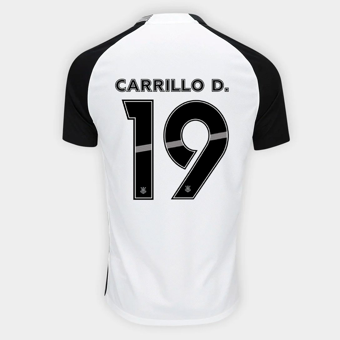 Camisa Corinthians 2025/26 I CARRILLO D. N° 19 na TSN Sports