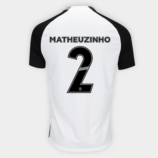 Camisa Corinthians 2025/26 I MATHEUZINHO N° 2 na TSN Sports