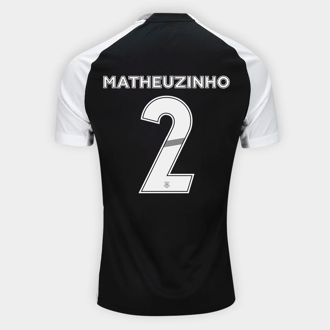 Camisa Corinthians 2025/26 II MATHEUZINHO N° 2 na TSN Sports
