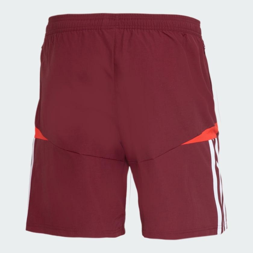 Shorts Viagem Adidas Internacional 2024/25, vista de frente