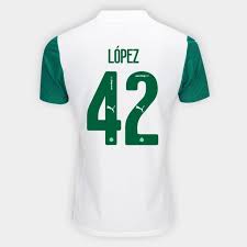 Camisa Puma Palmeiras 2025/26 II - LÓPEZ N° 42 na TSN Sports