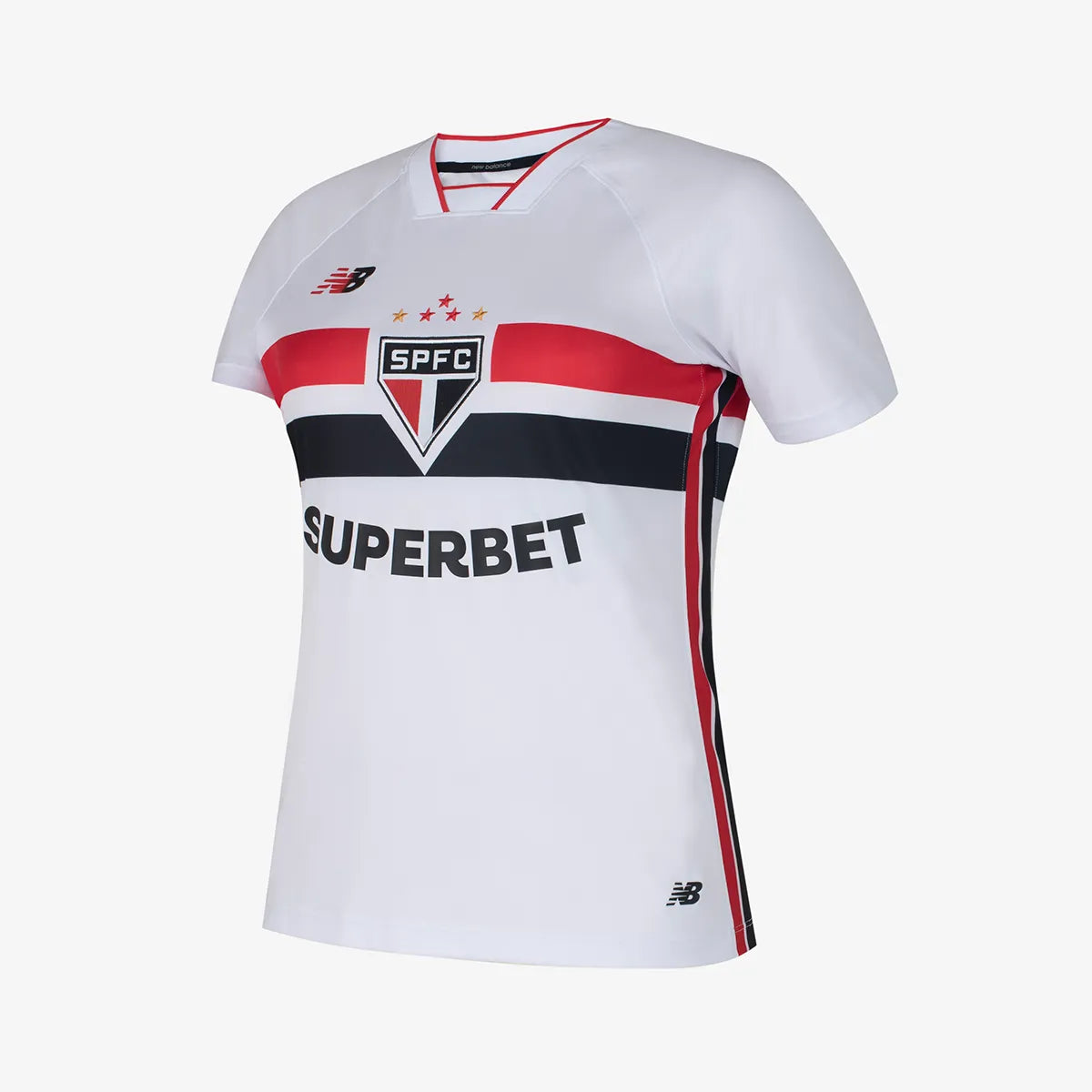 Camisa Feminina São Paulo I 2026/27, detalhe do tecido