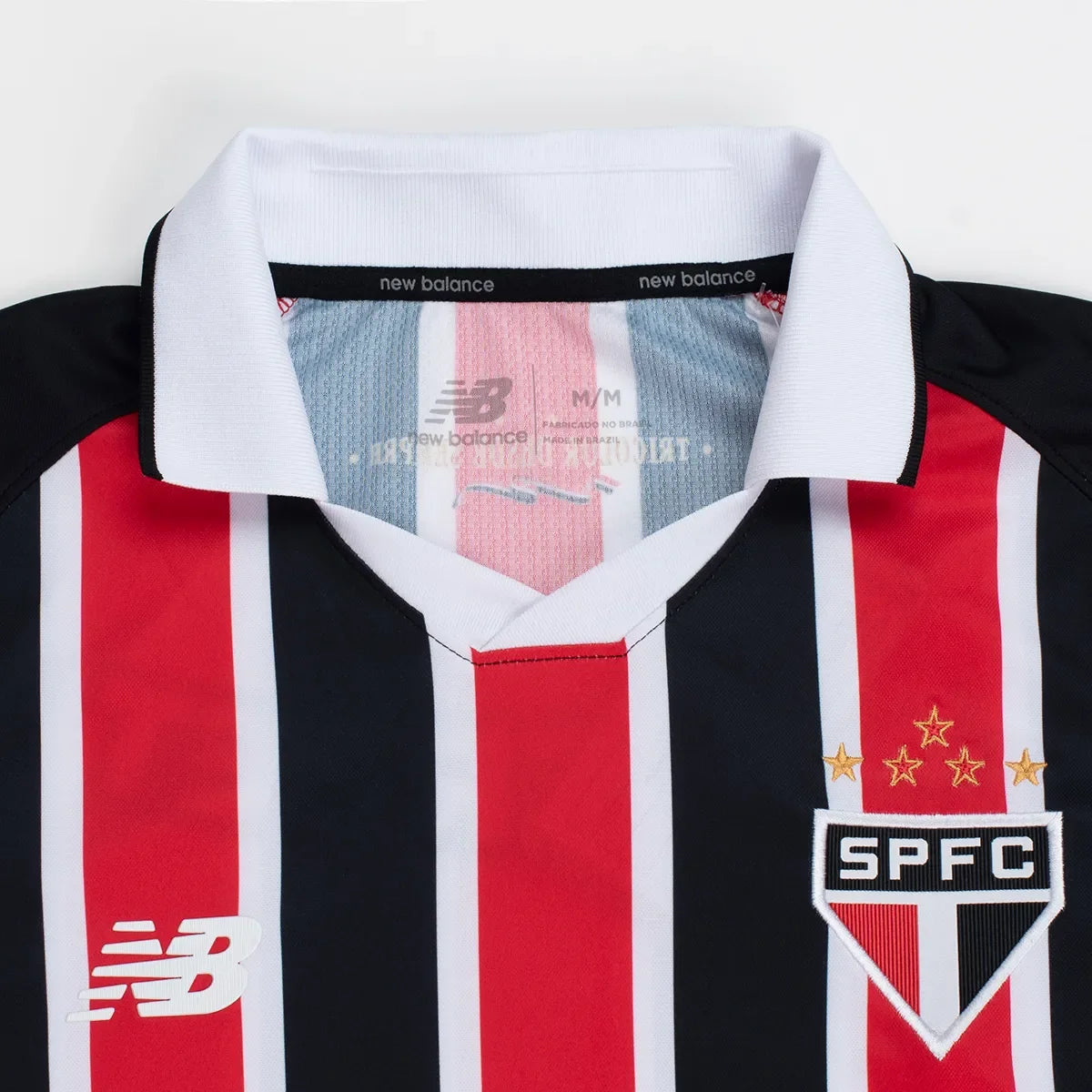 Camisa Feminina São Paulo II 2026/27, detalhe da gola