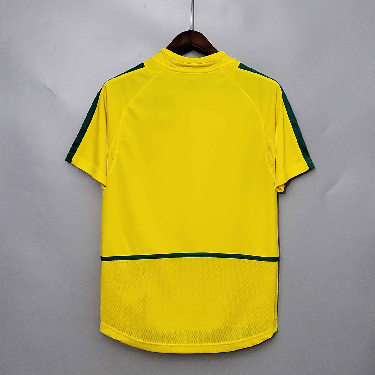 Camisa Seleção Brasil Home - Retrô 2002, vista de frente