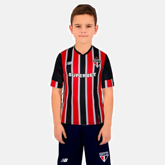 Conjunto Infantil New Balance São Paulo FC 2024/25 II na TSN Sports