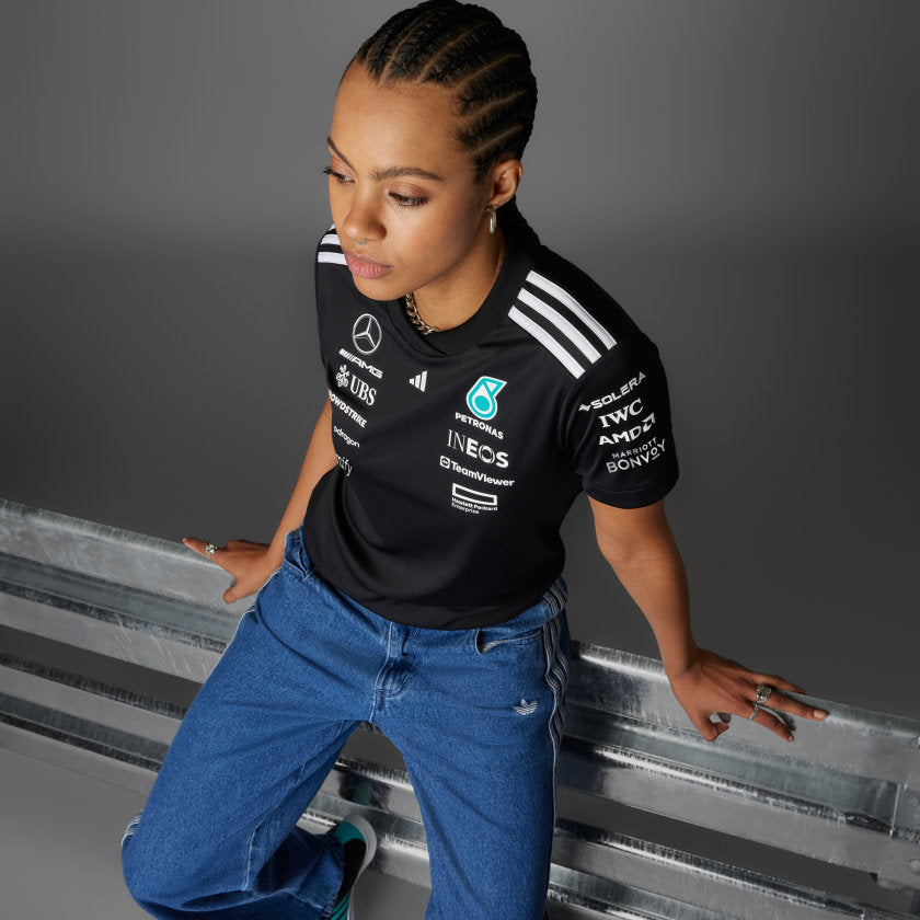 Camisa Mercedes - AMG Petronas Formula One Team Black Driver na TSN Sports