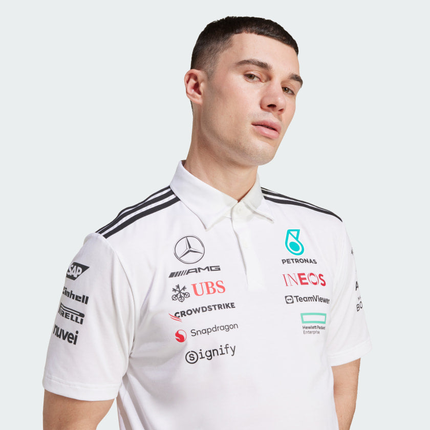 Camisa Polo Branca Mercedes - AMG Petronas Formula One Team na TSN Sports