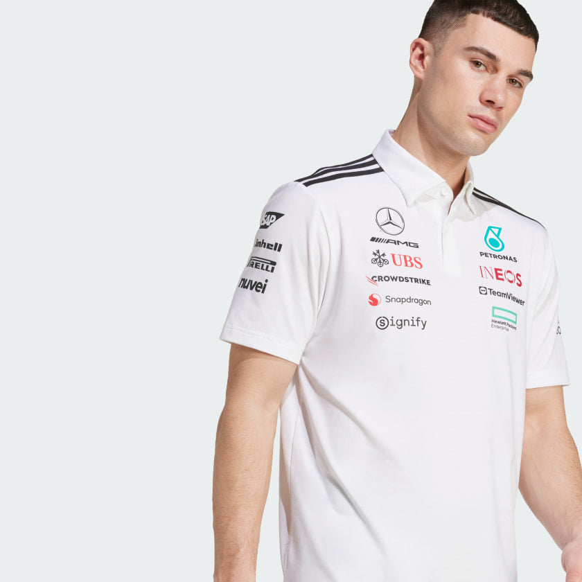 Camisa Polo Branca Mercedes - AMG Petronas Formula One Team na TSN Sports
