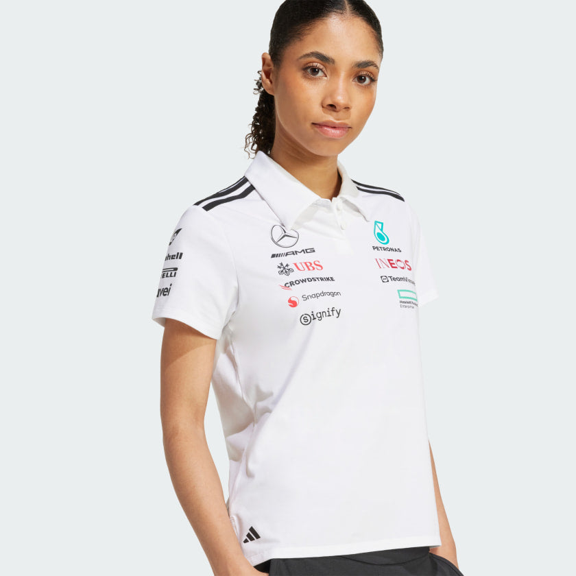 Camisa Polo Branca Mercedes - AMG Petronas Formula One Team na TSN Sports