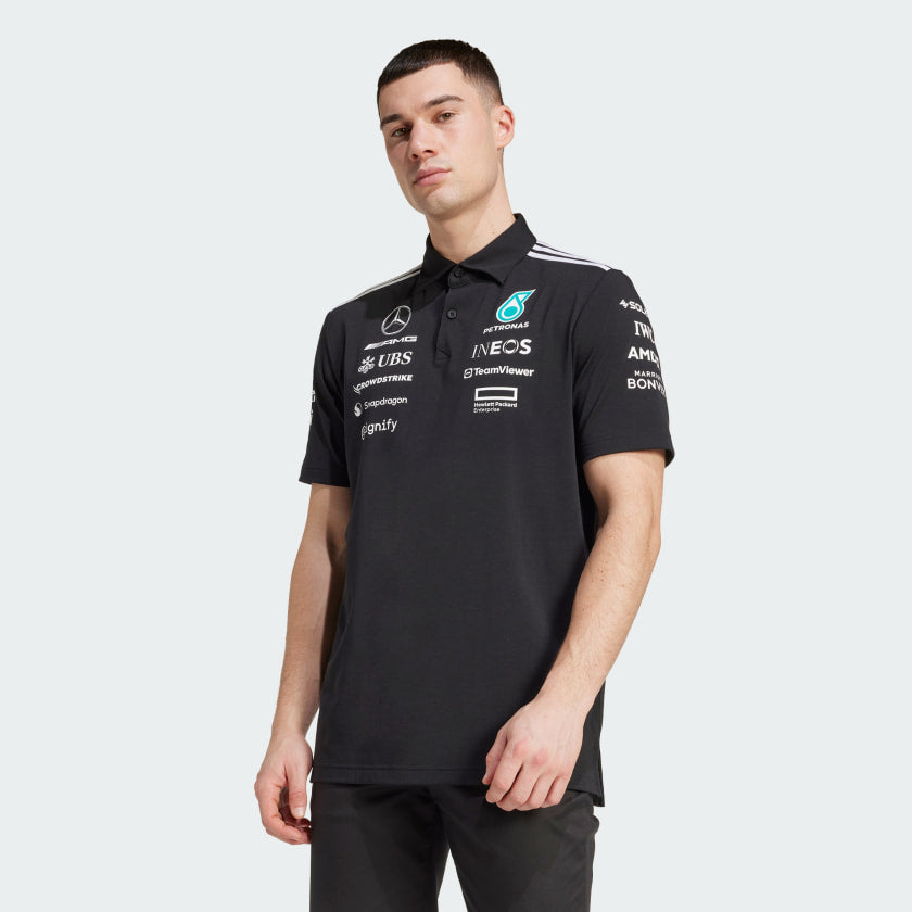 Camisa Polo Preta Mercedes - AMG Petronas Formula One Team na TSN Sports