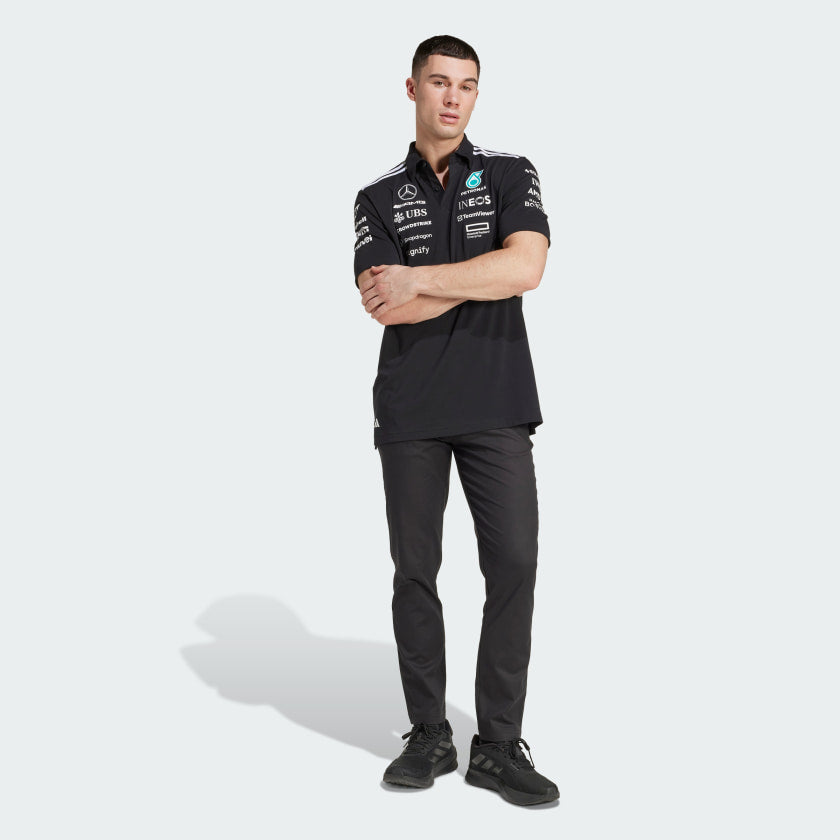 Camisa Polo Preta Mercedes - AMG Petronas Formula One Team na TSN Sports