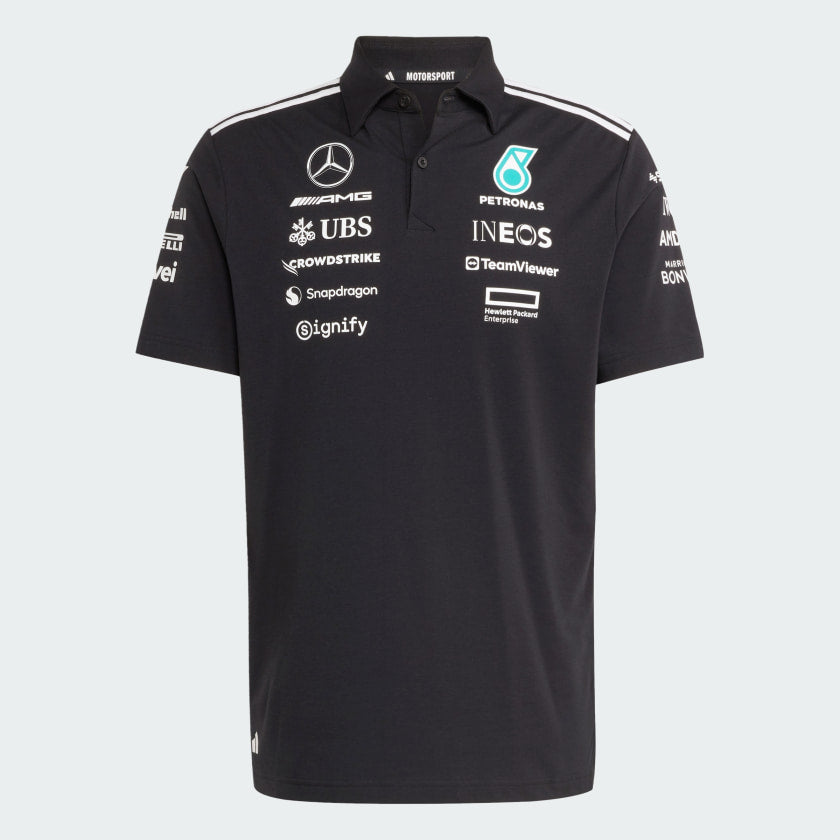 Camisa Polo Preta Mercedes - AMG Petronas Formula One Team na TSN Sports
