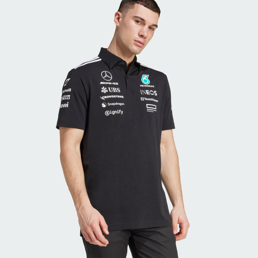 Camisa Polo Preta Mercedes - AMG Petronas Formula One Team na TSN Sports
