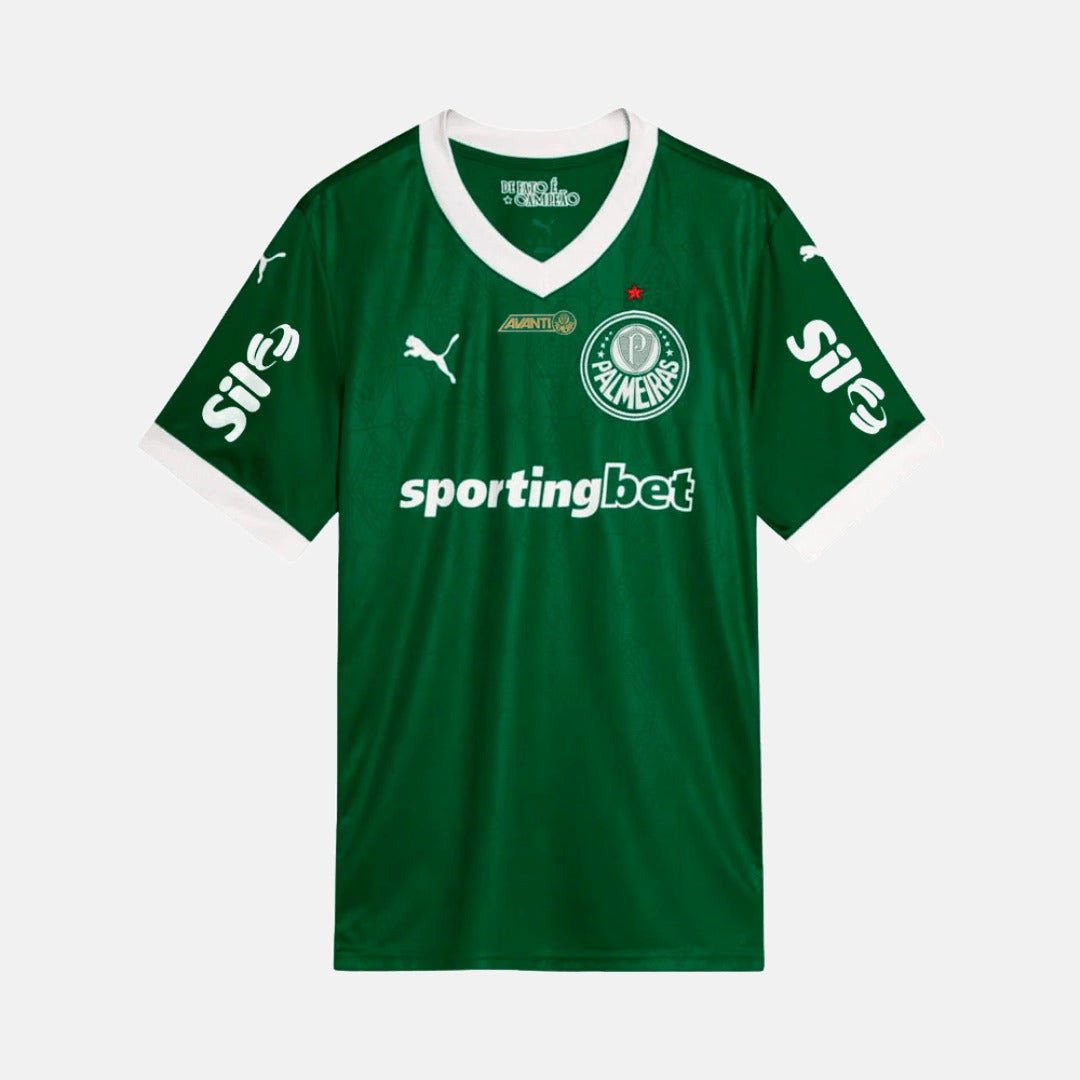 Camisa Puma Palmeiras 2025/26 I Com Patrocínios na TSN Sports