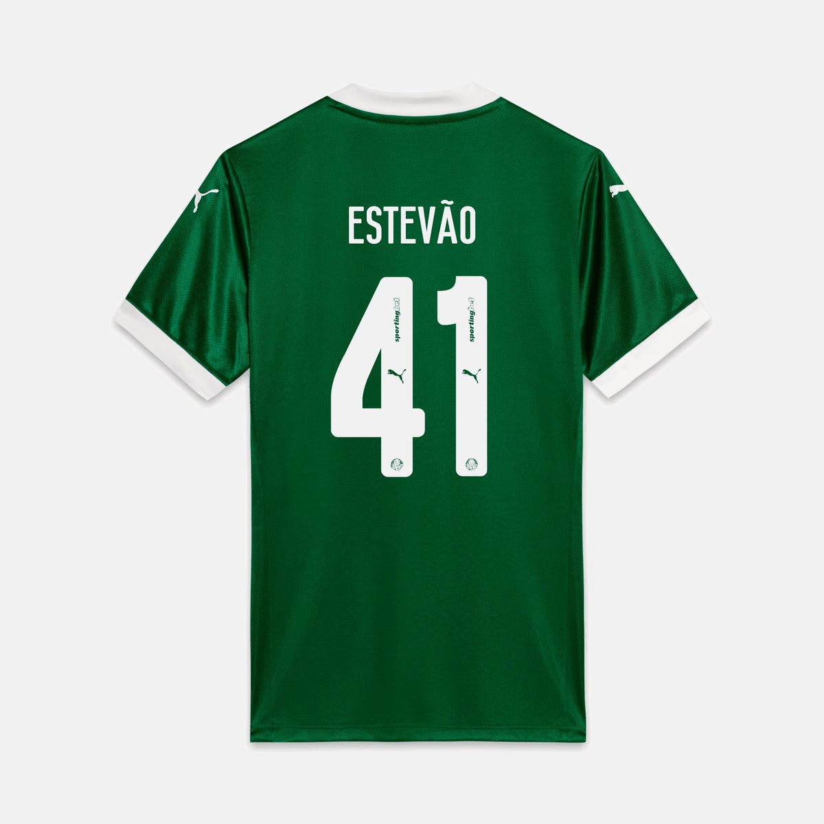 Camisa Puma Palmeiras 2025/26 I - Estevão N° 41 na TSN Sports