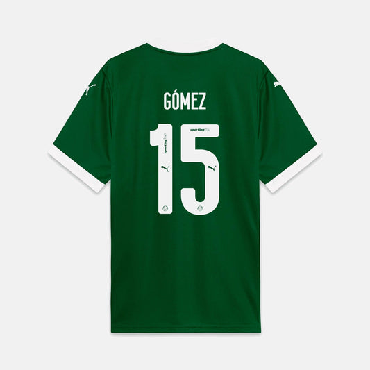 Camisa Puma Palmeiras 2025/26 I - Gómes N° 15 na TSN Sports