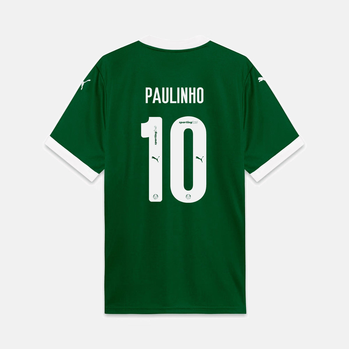 Camisa Puma Palmeiras 2025/26 I - Paulinho N° 10 na TSN Sports