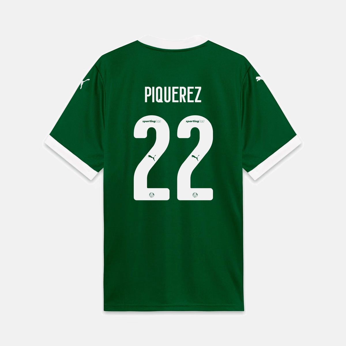 Camisa Puma Palmeiras 2025/26 I - Piquerez N° 22 na TSN Sports