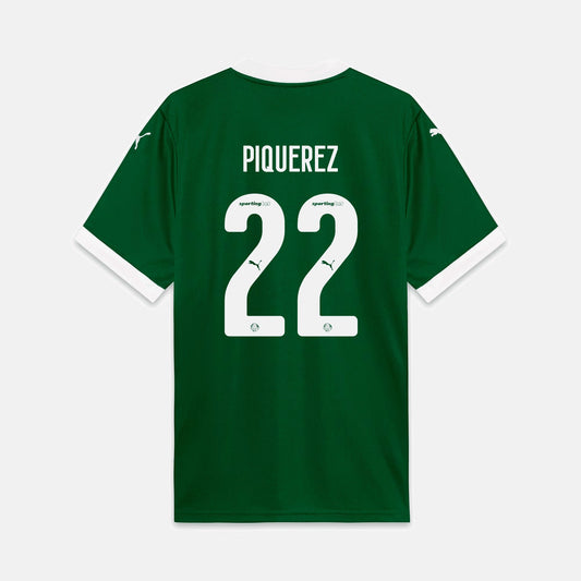 Camisa Puma Palmeiras 2025/26 I - Piquerez N° 22 na TSN Sports