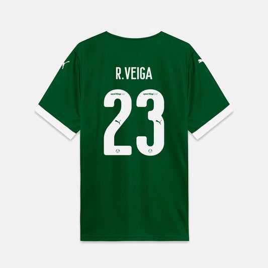 Camisa Puma Palmeiras 2025/26 I - R. Veiga N° 23 na TSN Sports