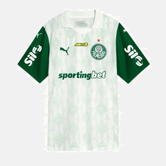 Camisa Puma Palmeiras 2025/26 II Com Patrocínios na TSN Sports
