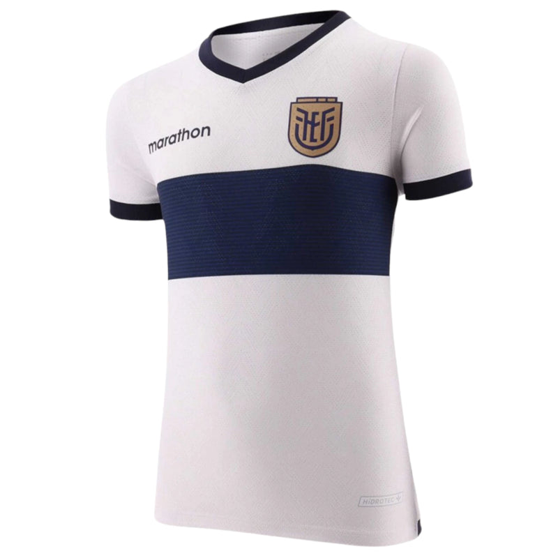 Camisa Equador II 24/25 Copa América - Torcedor  Masculina - Branca com detalhes em preto