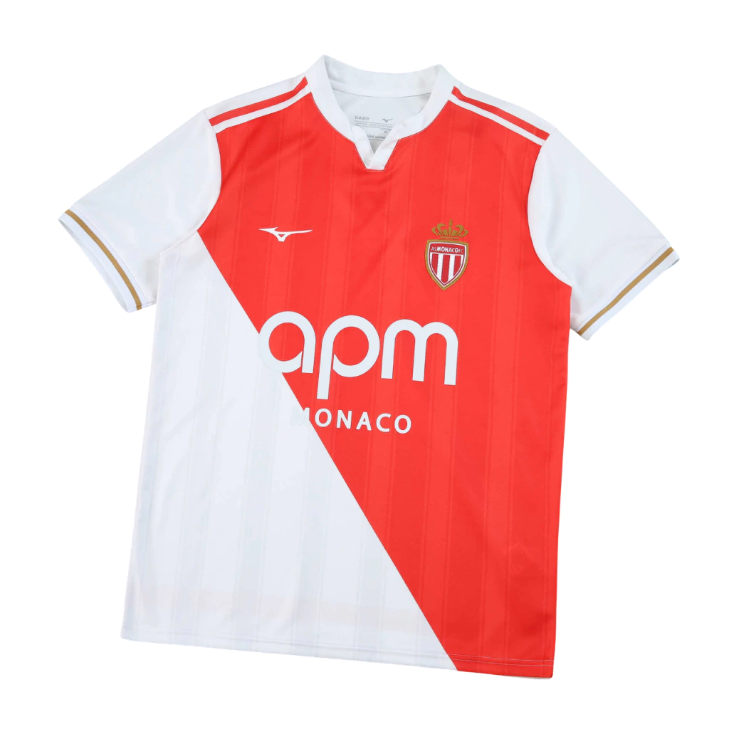 Camisa Mônaco 2025/26 I, vista de costas