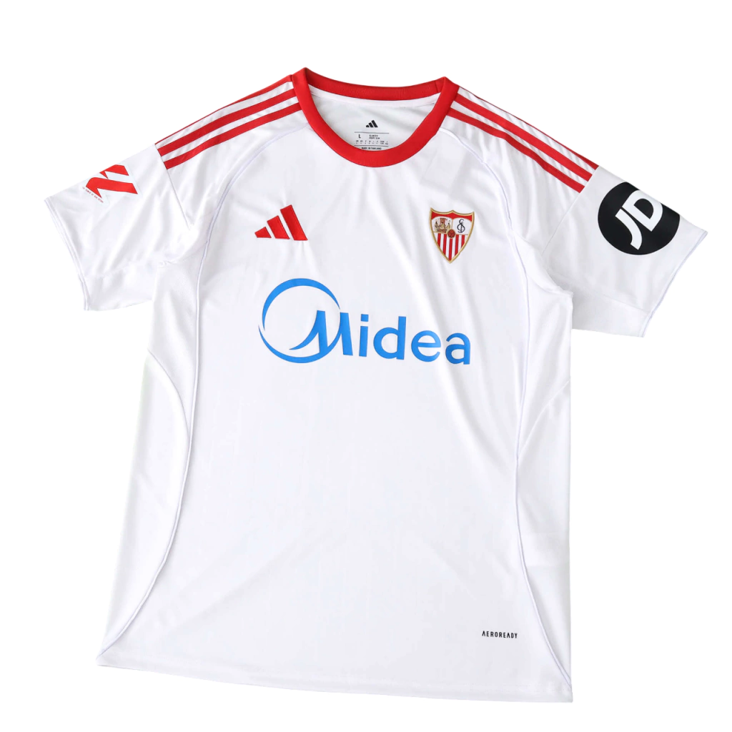 Camisa Sevilla 2025/26 I, vista de costas