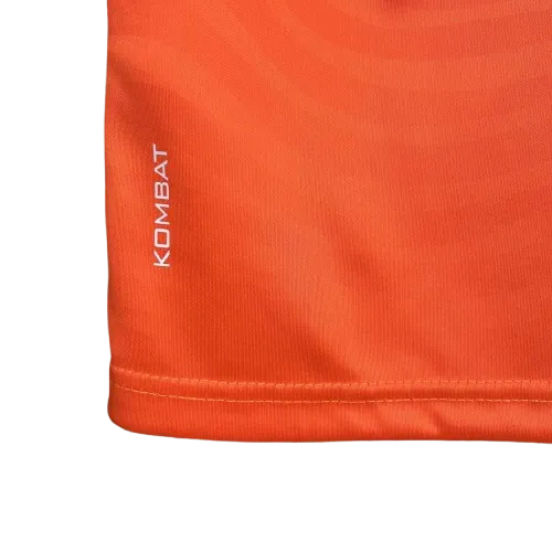 Camisa Vasco Goleiro 2025/26 - Laranja, detalhe da gola
