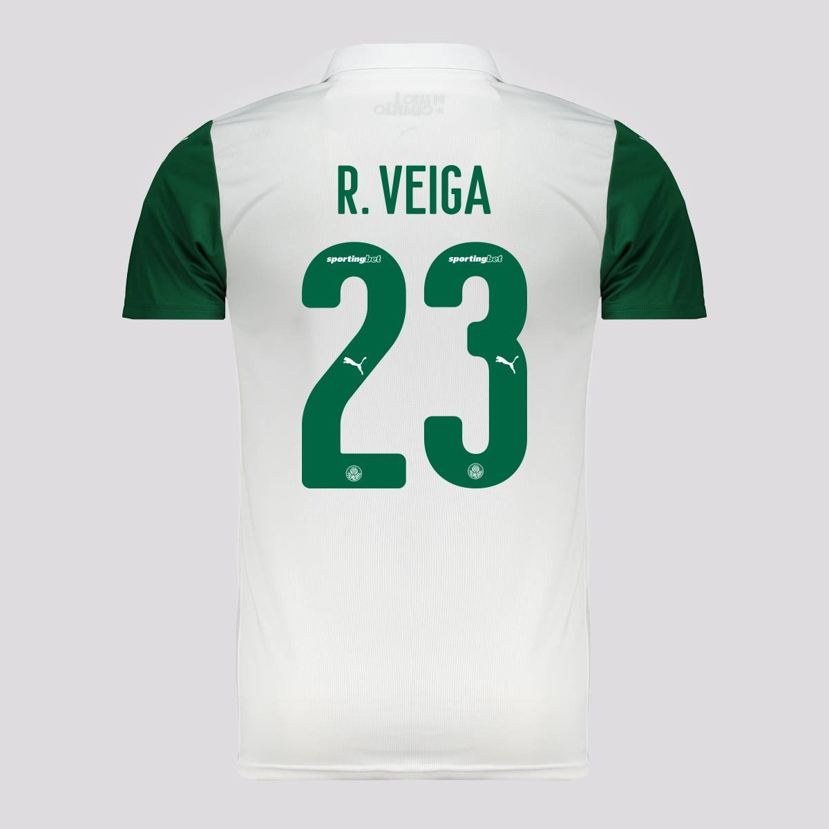 Camisa Puma Palmeiras 2025/26 II - R. VEIGA N° 23 na TSN Sports