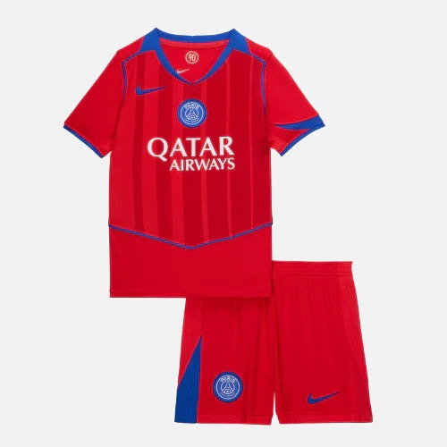 Conjunto Infantil Nike Paris Saint Germain 2025/26 III na TSN Sports