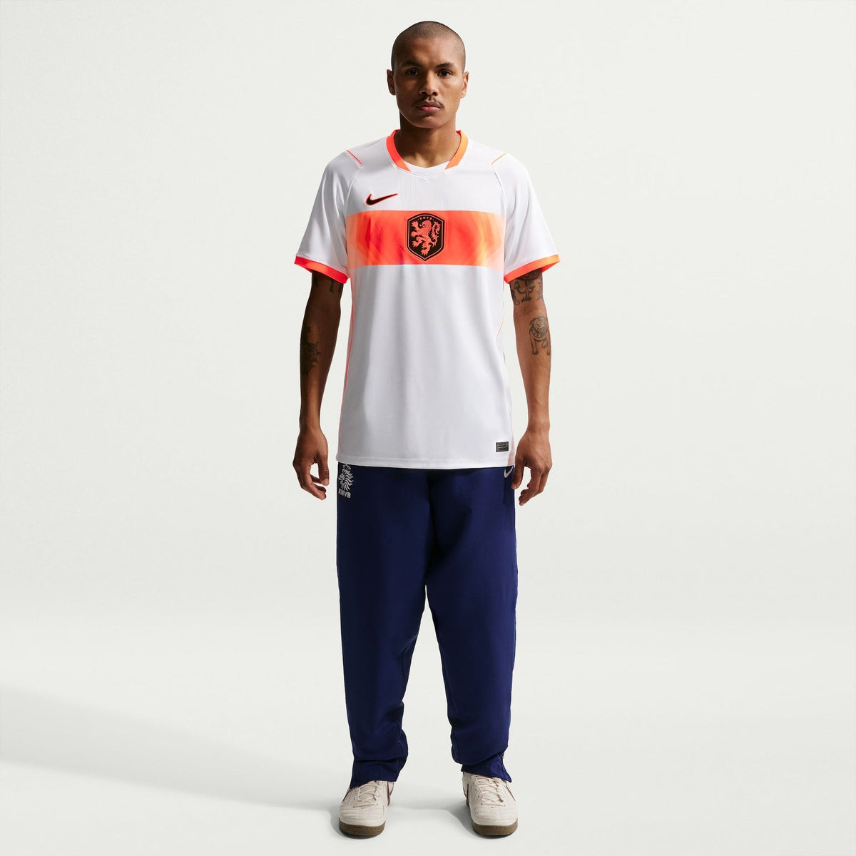 Camisa Holanda 2026/27 II, detalhe do escudo
